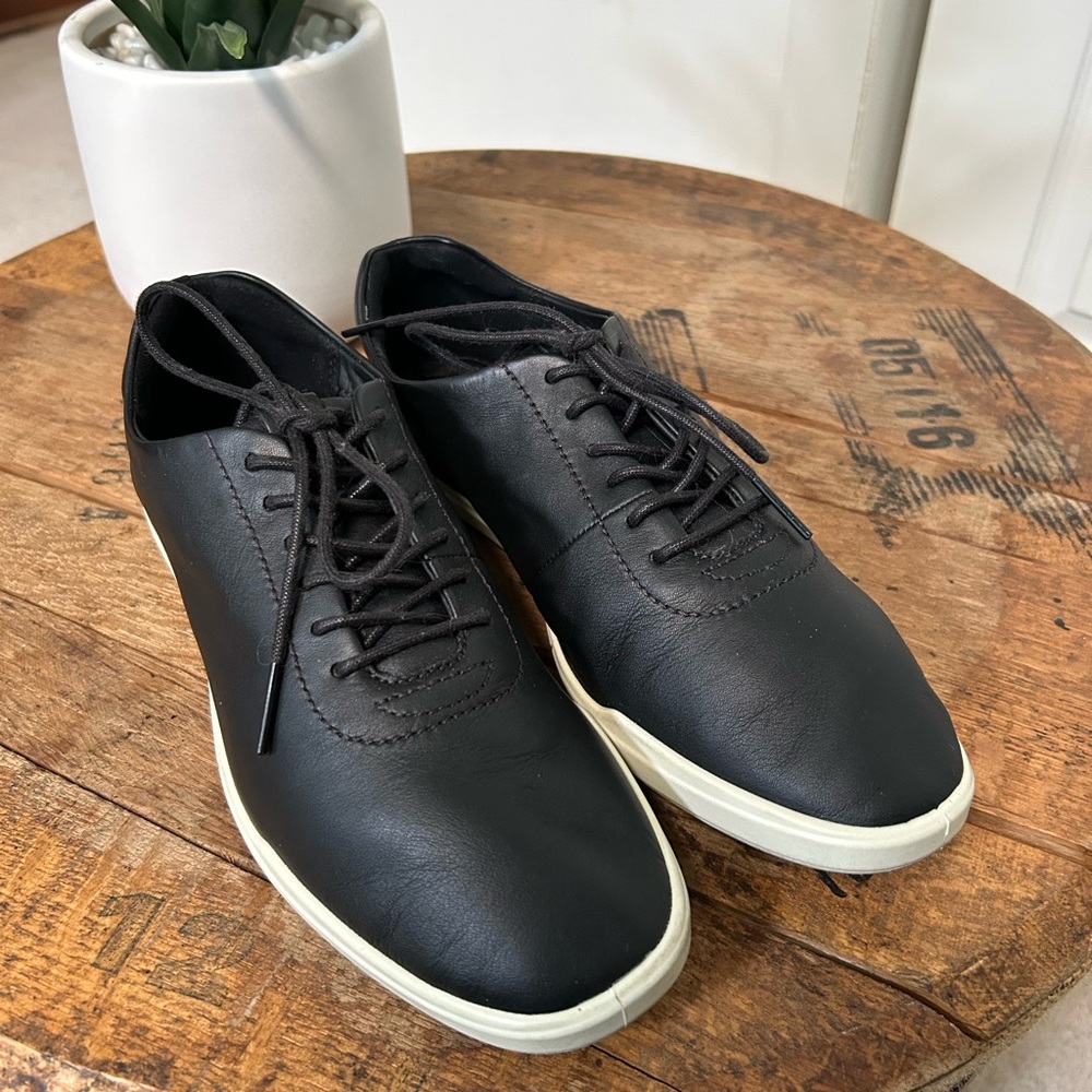 Black Leather sneakers